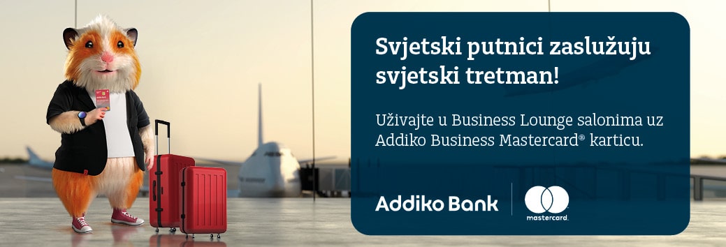 Nove pogodnosti za korisnike Addiko Mastercard Business kartice