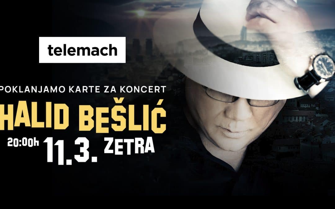 Telemach vas vodi na koncert Halida Bešlića: Osvojite karte za spektakl i druženje s našom najvećom muzičkom zvijezdom!