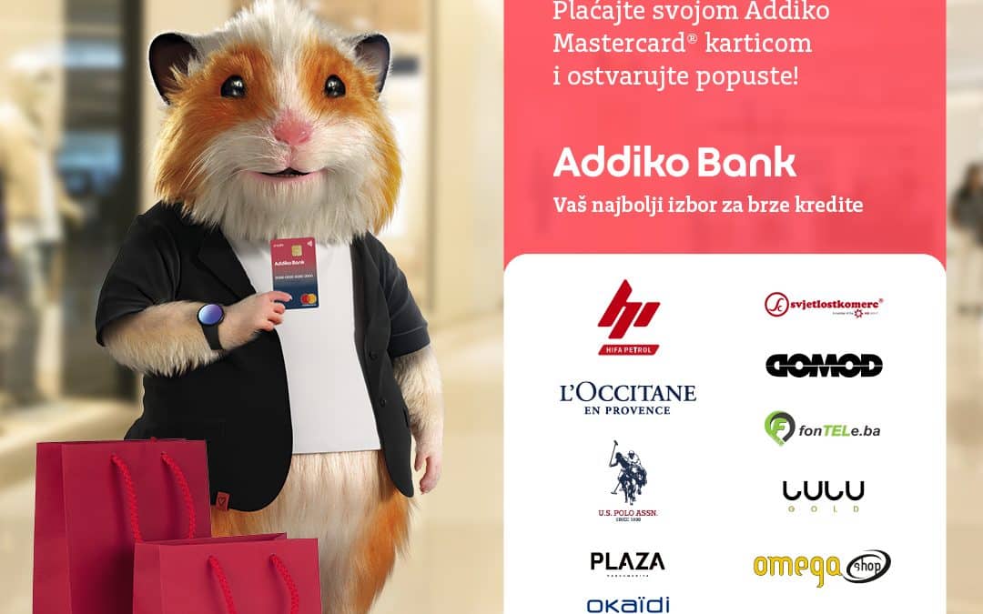 Svaki vikend je shopping vikend uz Addiko Mastercard kartice