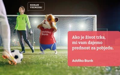 Nova kampanja Addiko Banke / “Ako je život trka, mi vam dajemo prednost za pobjedu”