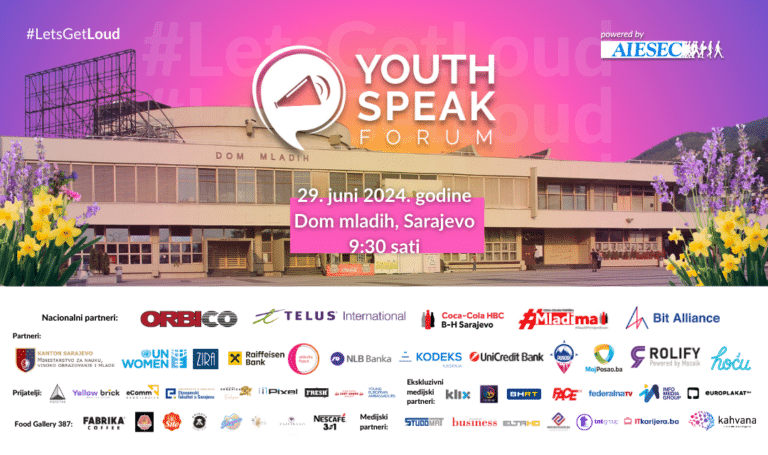 YouthSpeak Forum slavi desetu godišnjicu: Mladi u BiH na čelu globalnih promjena!