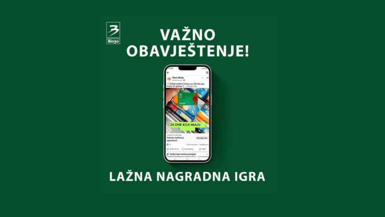 Raste broj lažnih Bingo nagradnih igara na društvenim mrežama, građani pozvani na oprez!
